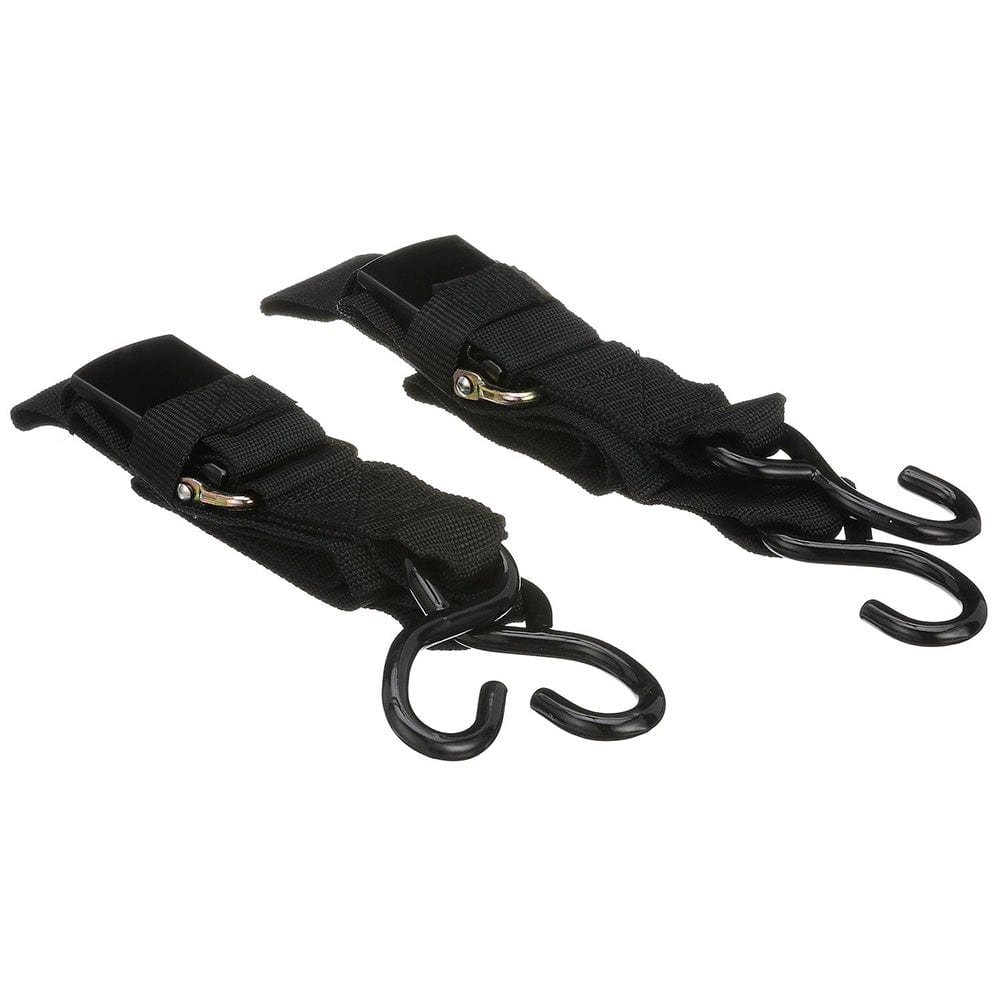 Attwood Quick - Release Transom Tie - Down Straps 2" x 4 Pair [15232 - 7], Tie - Downs, Attwood Marine, , , at Festive Water Paddlesports