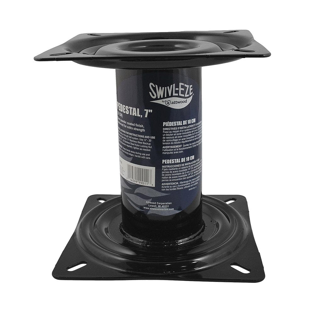 Attwood Swivl - Eze Pedestal 7" [90720], Seating, Attwood Marine, , , at Festive Water Paddlesports