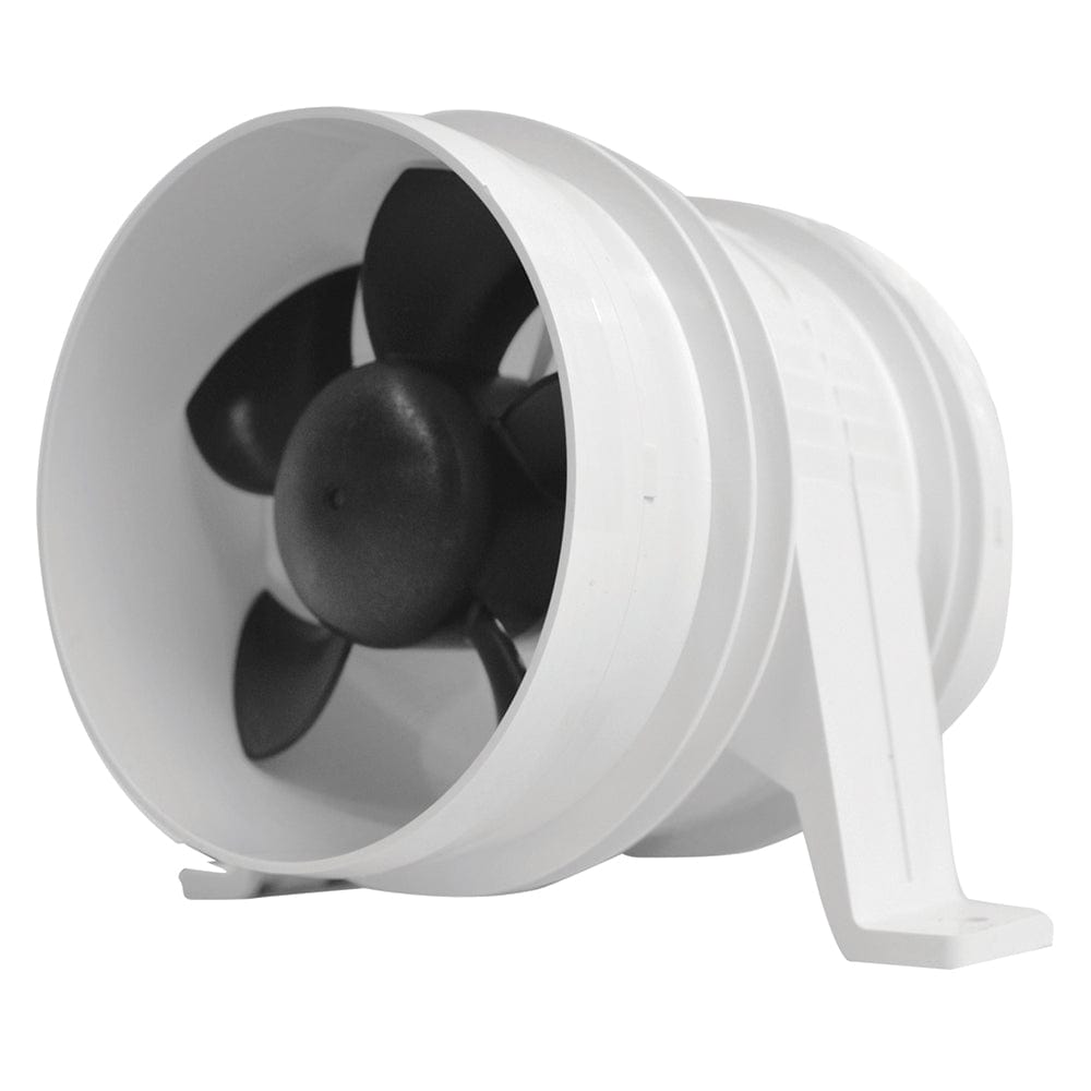 Attwood Turbo 4000 Series II Water - Resistant, In - Line Blower - 12V - White [1749 - 4], Blowers & Heaters, Attwood Marine, , , at Festive Water Paddlesports