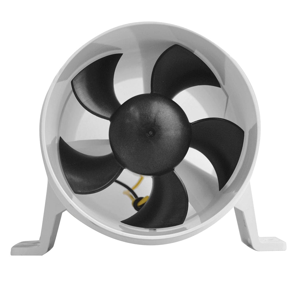 Attwood Turbo 4000 Series II Water - Resistant, In - Line Blower - 12V - White [1749 - 4], Blowers & Heaters, Attwood Marine, , , at Festive Water Paddlesports