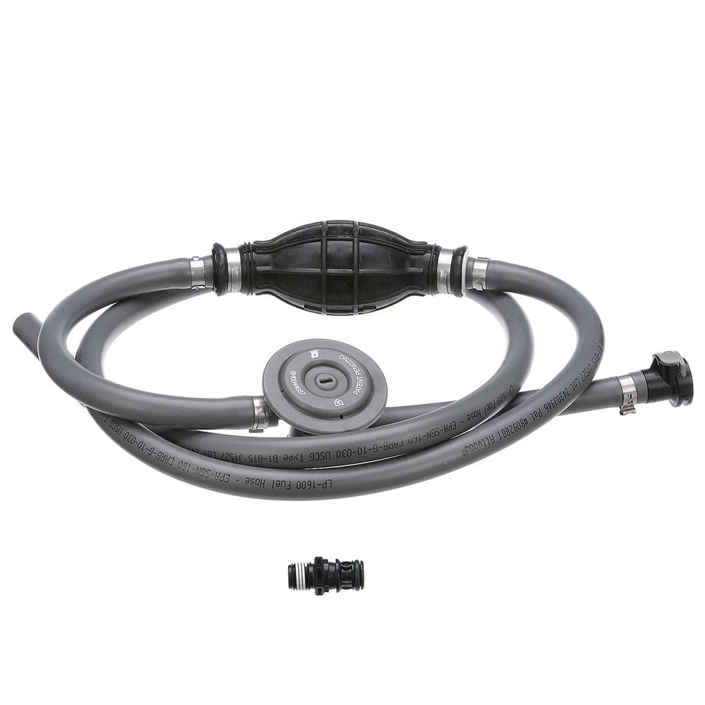 Attwood Universal Fuel Line Kit - 3/8" Dia. x 6 Length w/Sprayless Connectors Fuel Demand Valve [93806UUSD7], Fuel Hose & Fittings, Attwood Marine, , , at Festive Water Paddlesports