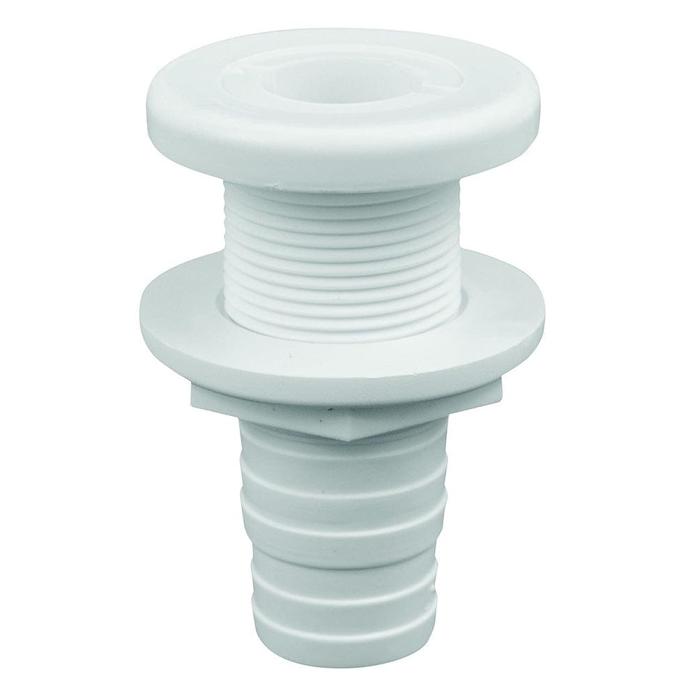 Attwood White Plastic Thru - Hull Fitting - 1 - 1/8" Inner Diameter [3874 - 3], Thru - Hull Fittings, Attwood Marine, , , at Festive Water Paddlesports