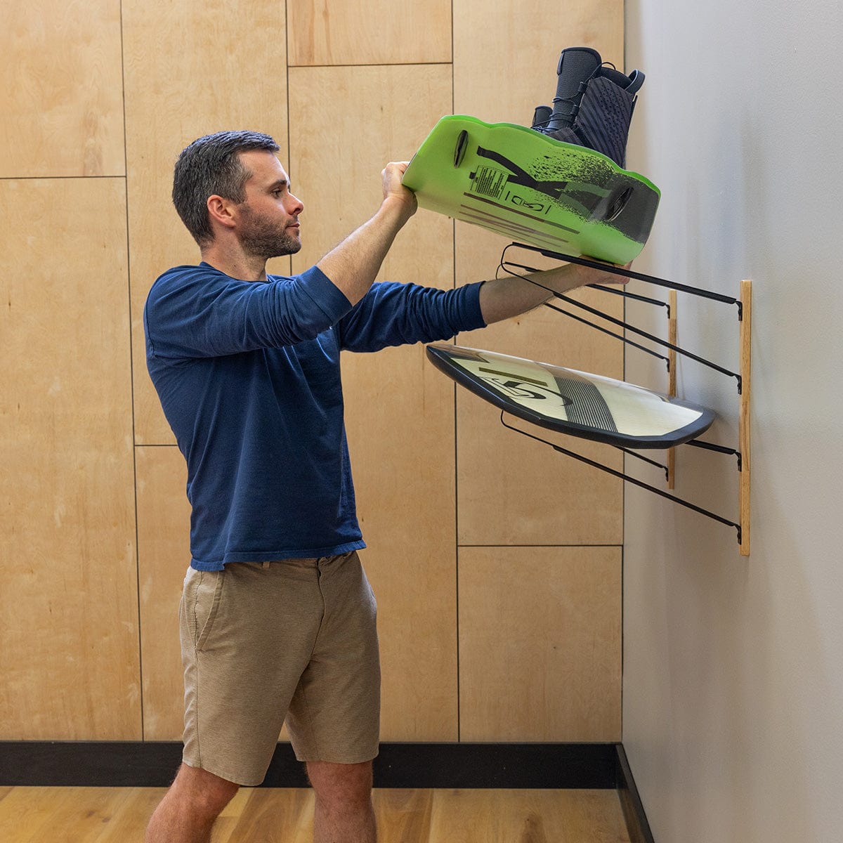 Avon Wakeboard Rack | 2 Levels, Wall Mounted, StoreYourBoard, , , at Festive Water Paddlesports