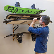 Avon Wakeboard Rack | 4 Levels, Wall Mounted, StoreYourBoard, , , at Festive Water Paddlesports