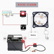 Battery Disconnect Switch On/OFF, Accessories, Monster Marine Lithium, at Festive Water Paddlesports