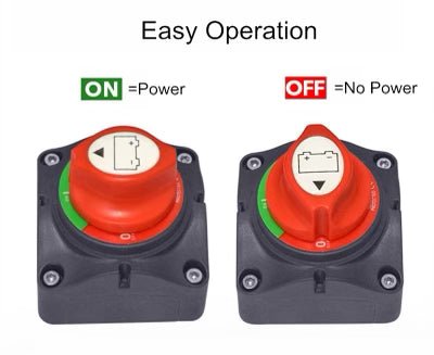 Battery Disconnect Switch On/OFF, Accessories, Monster Marine Lithium, at Festive Water Paddlesports