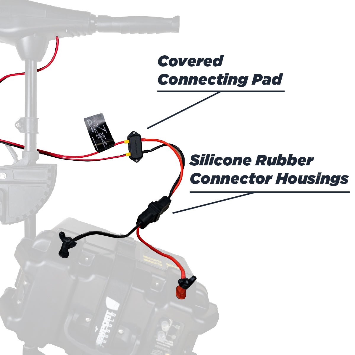 Battery Quick Disconnect, Trolling Motor Accessory, Newport Wholesale, at Festive Water Paddlesports