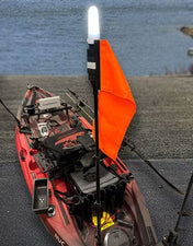 BeaconFlex - Telescopic Visibility Safety Light/Flag System, General Accessories, YakGadget, LLC, , , at Festive Water Paddlesports