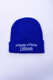 Beanie Cuffed 100% Acrylic, , Monster Marine Lithium, BLUE at Festive Water Paddlesports