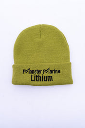 Beanie Cuffed 100% Acrylic, , Monster Marine Lithium, GREEN at Festive Water Paddlesports