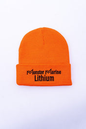 Beanie Cuffed 100% Acrylic, , Monster Marine Lithium, ORANGE at Festive Water Paddlesports