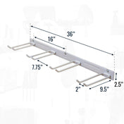 Bedrock Garage Tool Organizer | 2 - Pack | Grey, Wall Mounted, StoreYourBoard, , , at Festive Water Paddlesports