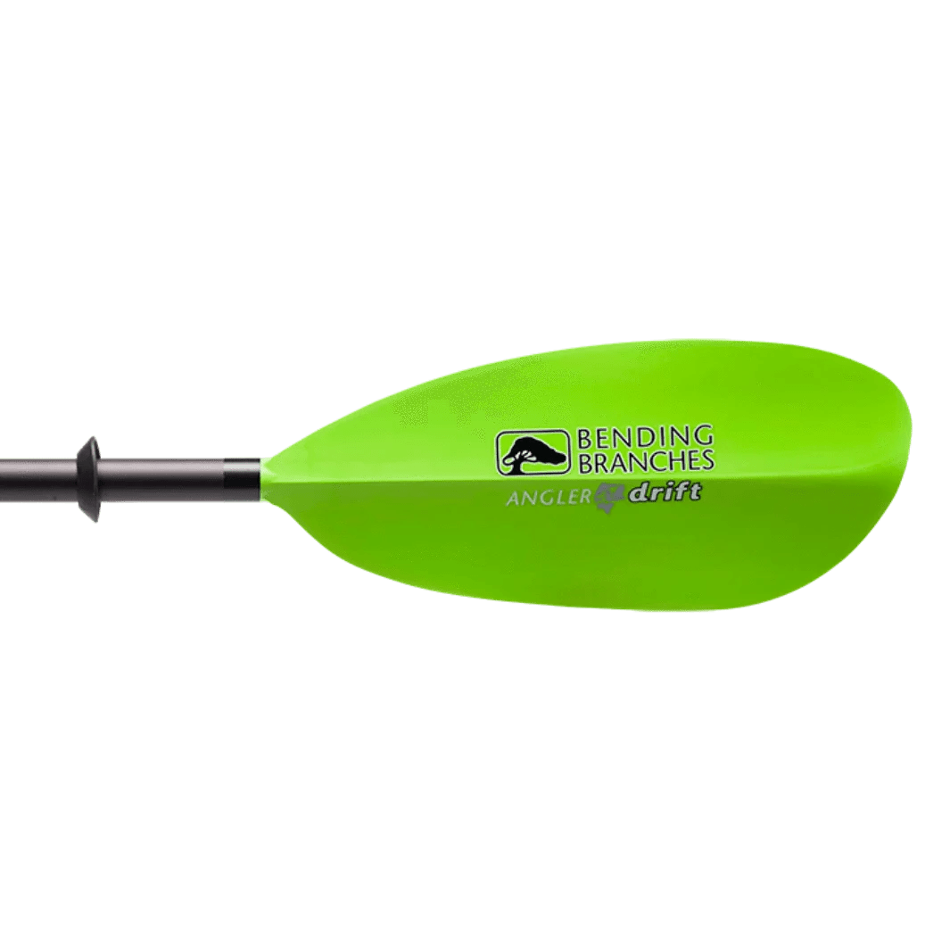 Bending Branches Angler Drift, Kayak Paddle, Bending Branches, Electric Green, 240cm, at Festive Water Paddlesports