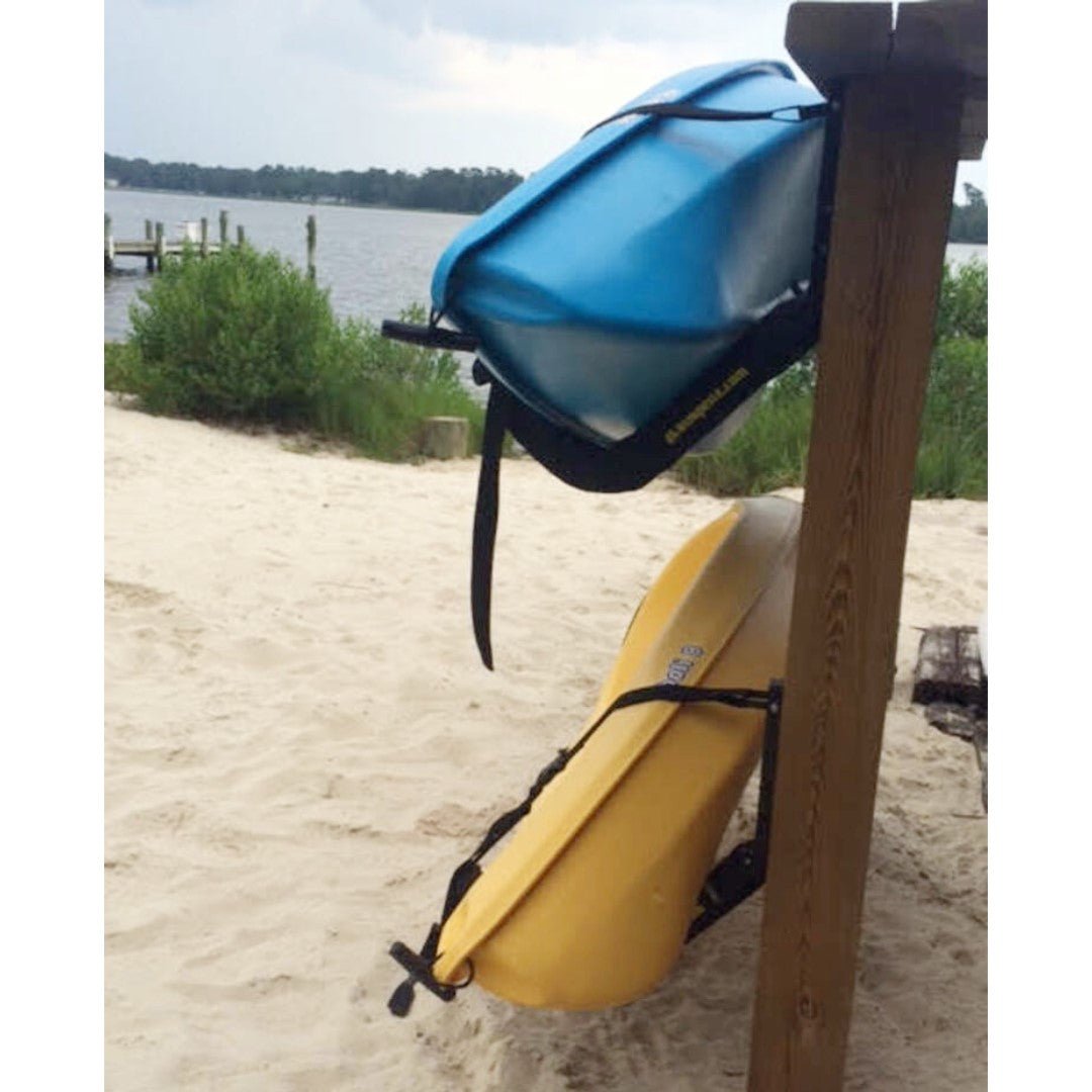 Big EZ Rack, Wall Storage, Suspenz, Marine Grade Black at Festive Water Paddlesports