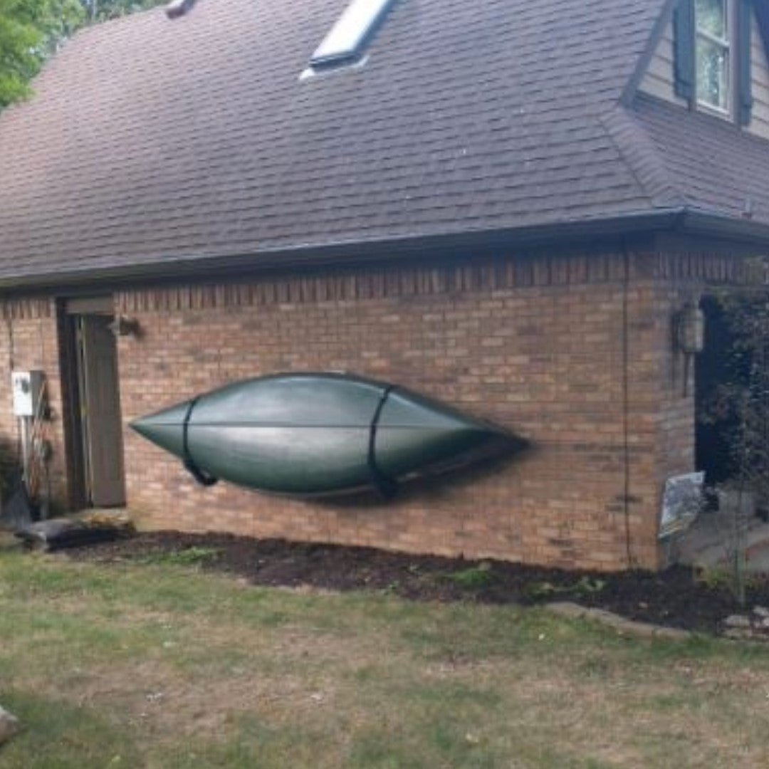 Big EZ Rack, Wall Storage, Suspenz, Marine Grade Black at Festive Water Paddlesports