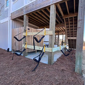 Big EZ Rack, Wall Storage, Suspenz, Marine Grade Black at Festive Water Paddlesports