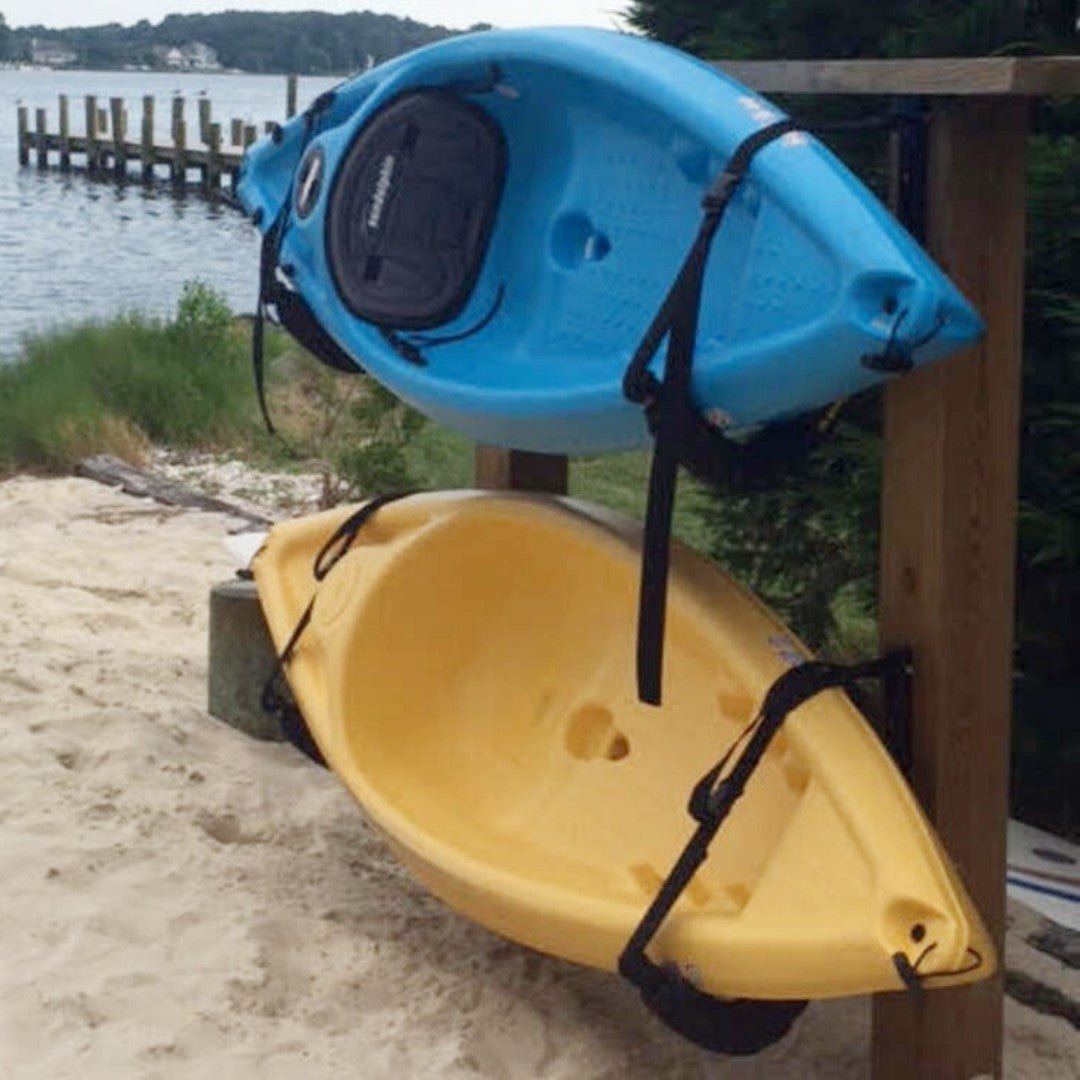 Big EZ Rack, Wall Storage, Suspenz, Marine Grade Black at Festive Water Paddlesports