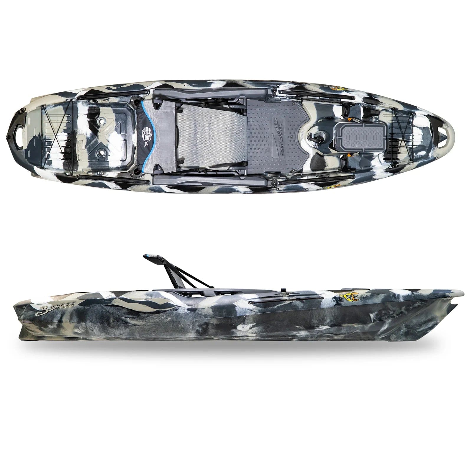 Big Fish 105 V2, Fishing Kayak, FeelFree, Sea Foam, , at Festive Water Paddlesports