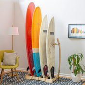 Big Sur Surfboard Storage Wood Stand | Holds 4 Surfboards, Freestanding, StoreYourBoard, , , at Festive Water Paddlesports