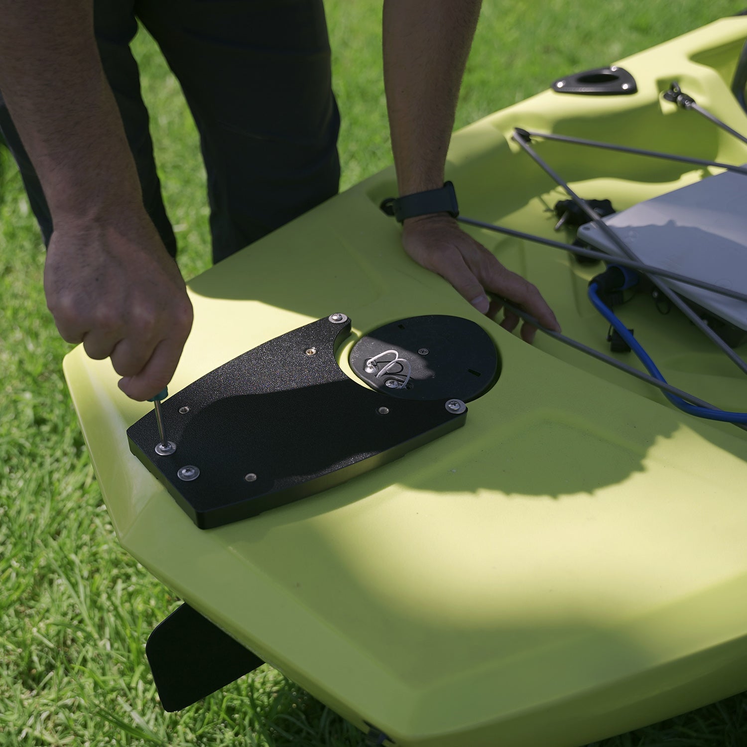 Bixpy Hobie Compass Mount Plate, , bixpyusa, at Festive Water Paddlesports