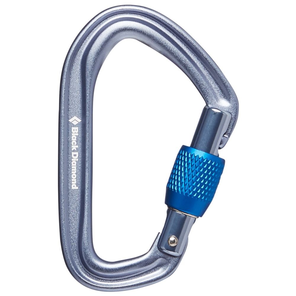 Black Diamond Hotforge Screwgate 3 - pack, , NRS, Blue/Gray at Festive Water Paddlesports