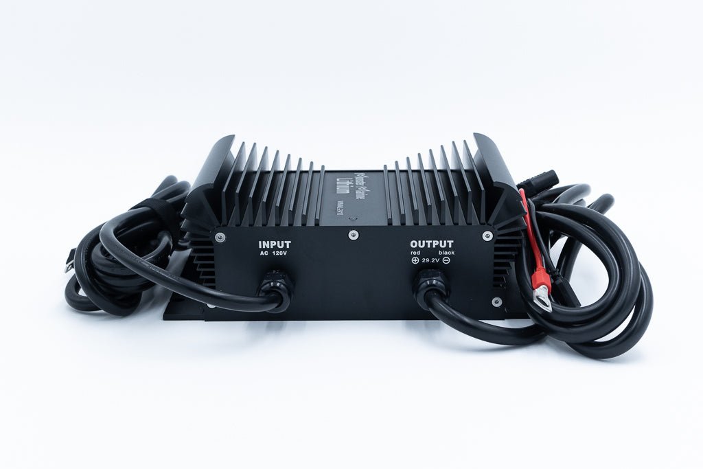 BLACK WIDOW 24V 10A Waterproof Lithium Battery Charger, Chargers, Monster Marine Lithium, at Festive Water Paddlesports
