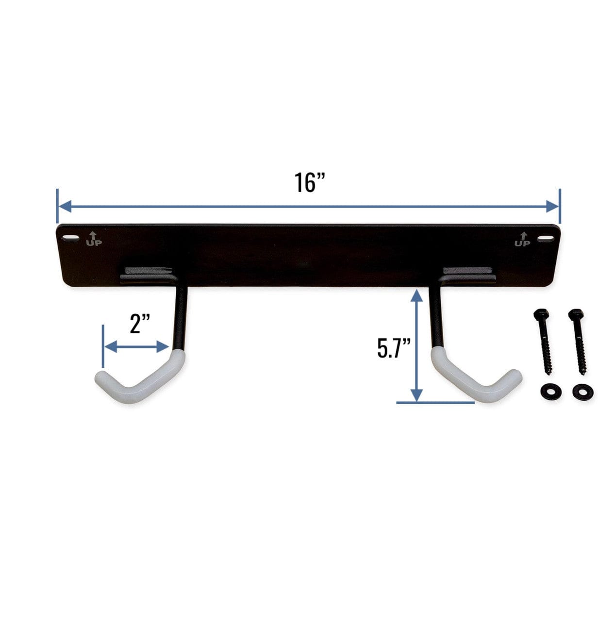 Blackstone Bike Storage Rack | 2 Bikes | Black, Wall Mounted, StoreYourBoard, , , at Festive Water Paddlesports