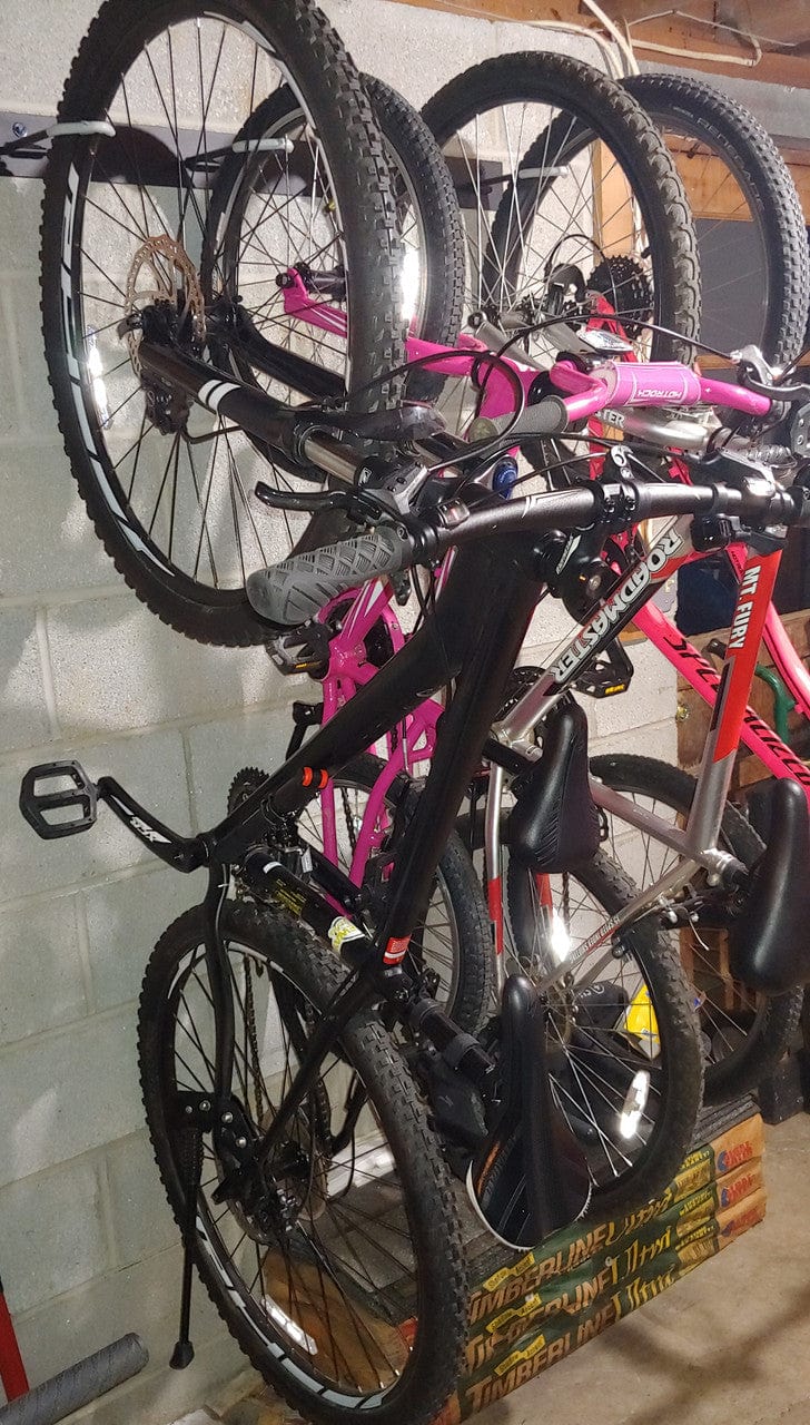 Blackstone Bike Storage Rack | 4 Bikes | Black, Wall Mounted, StoreYourBoard, , , at Festive Water Paddlesports