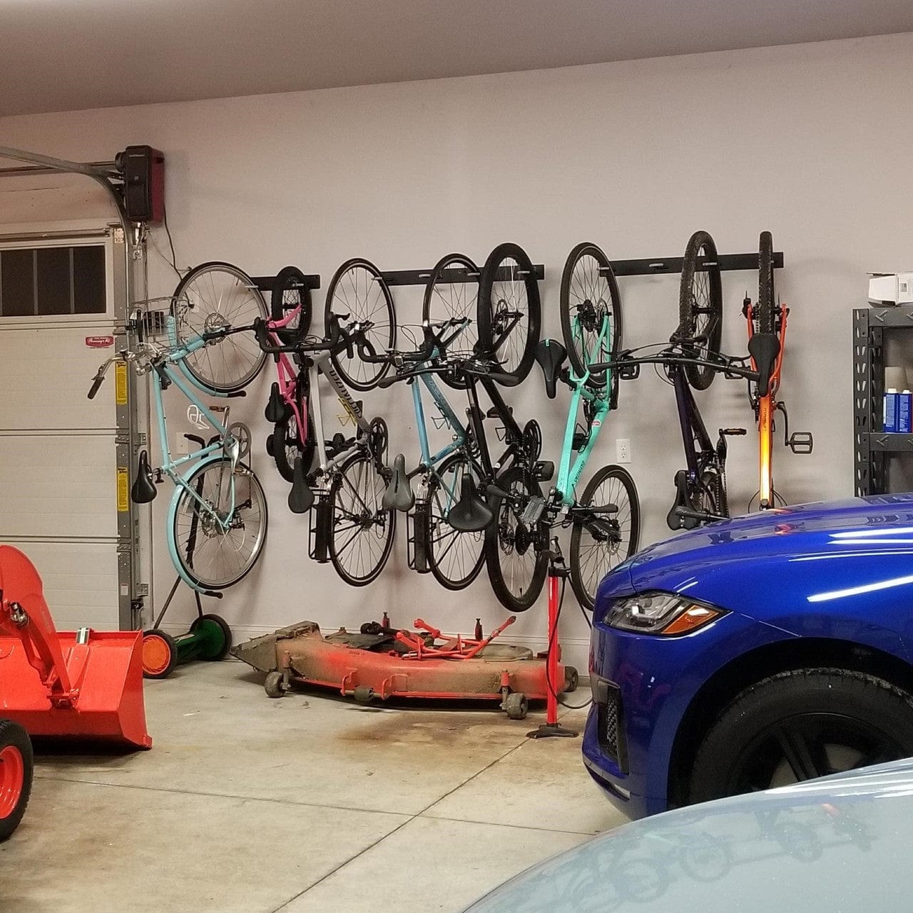 Blackstone Bike Storage Rack | 4 Bikes | Black, Wall Mounted, StoreYourBoard, , , at Festive Water Paddlesports