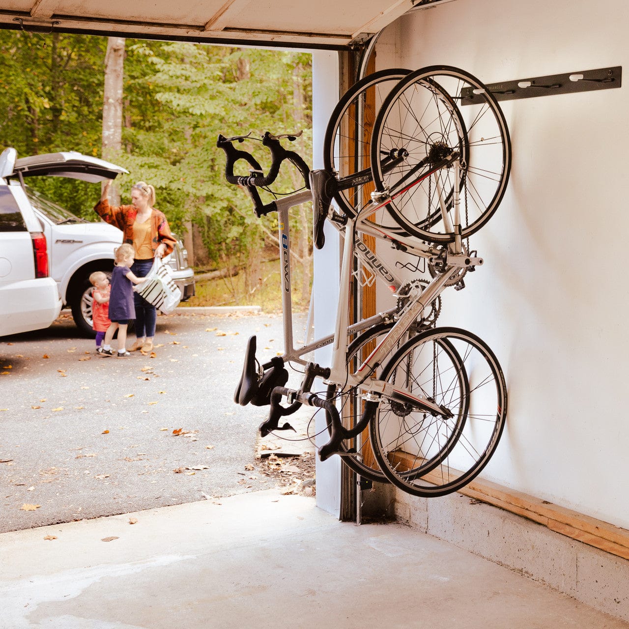 Blackstone Bike Storage Rack | 4 Bikes | Black, Wall Mounted, StoreYourBoard, , , at Festive Water Paddlesports