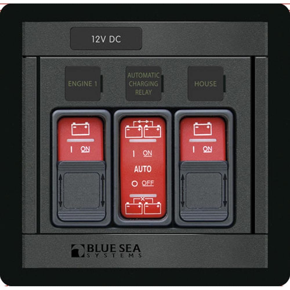 Blue Sea 1147 Remote Control Panel w/(2)2145 & (1)2146 Remote Control Contura Switch [1147], Battery Management, Blue Sea Systems, , , at Festive Water Paddlesports