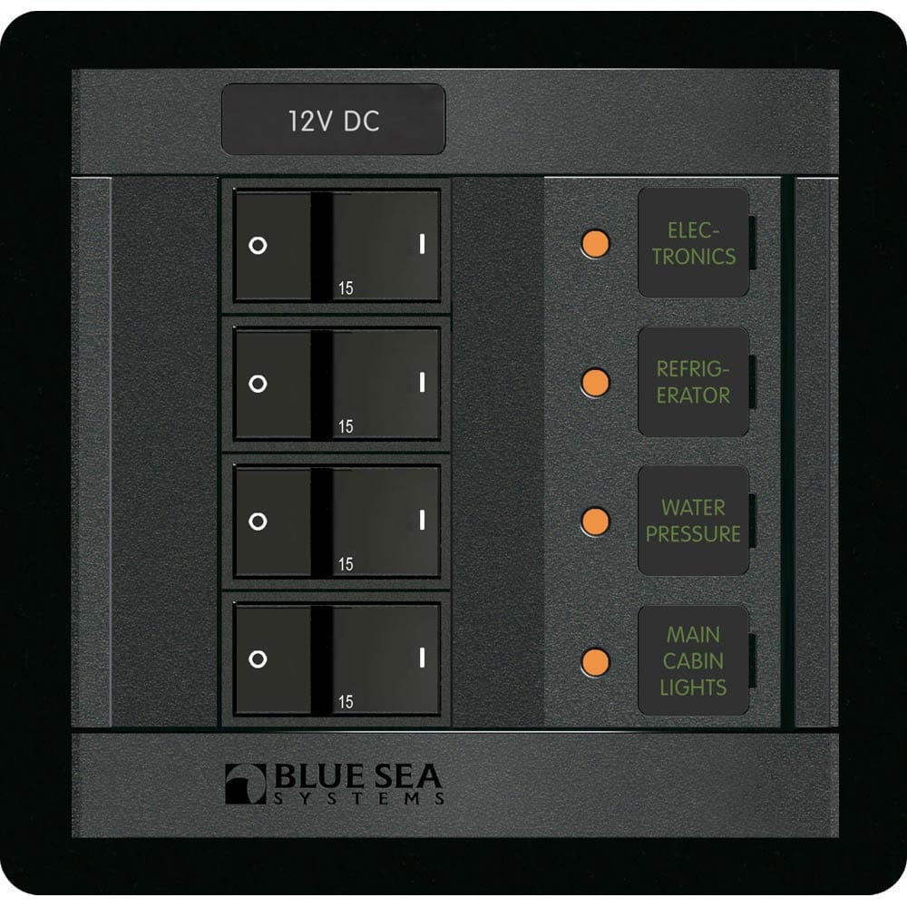 Blue Sea 1216 12V DC 4 Position [1216], Electrical Panels, Blue Sea Systems, , , at Festive Water Paddlesports