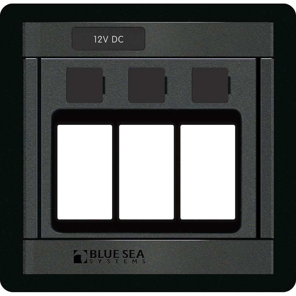 Blue Sea 1520 Remote Control Switch - 360 Panel - 3 Blank [1520], Accessories, Blue Sea Systems, , , at Festive Water Paddlesports