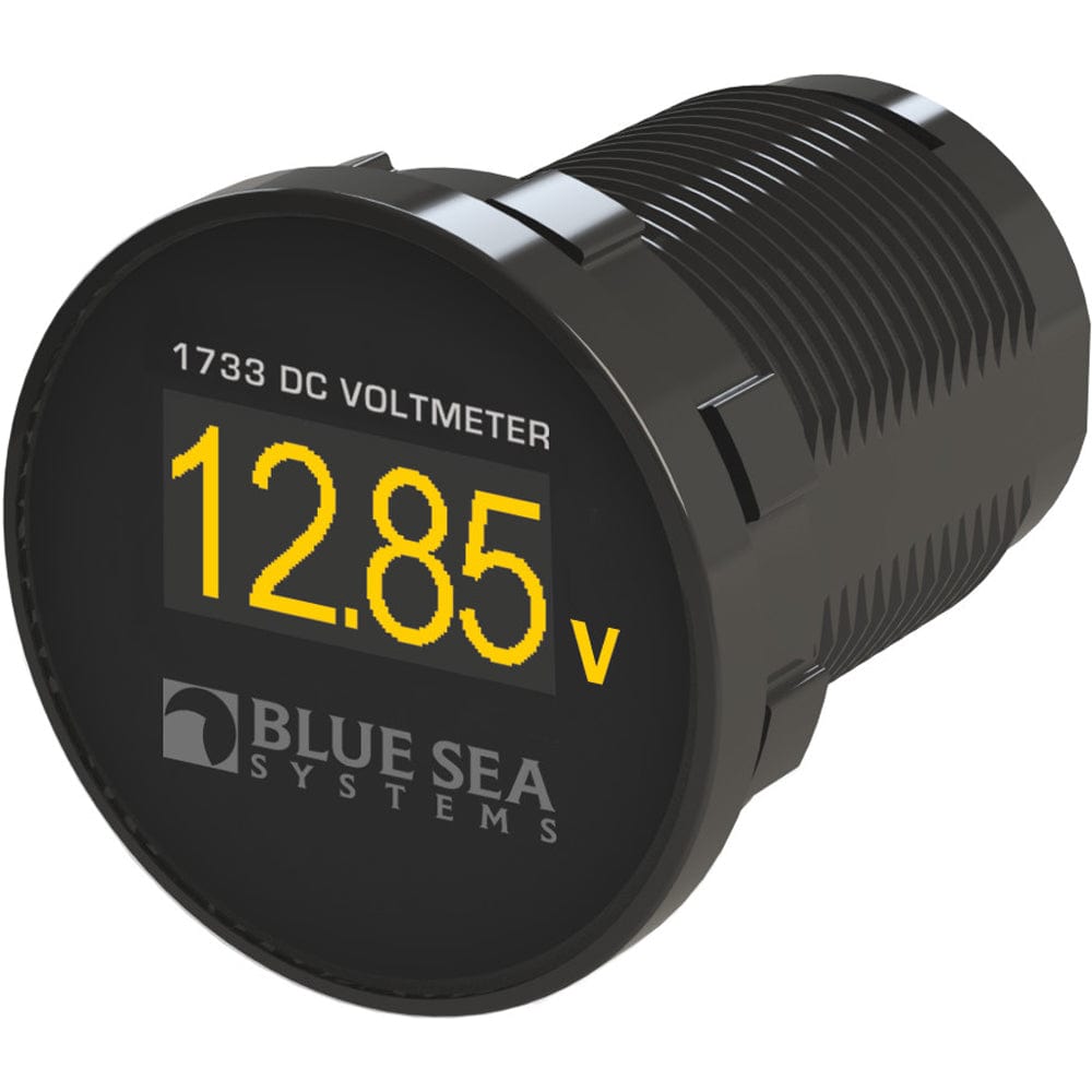 Blue Sea 1733 Mini OLED DC Voltmeter [1733], Meters & Monitoring, Blue Sea Systems, , , at Festive Water Paddlesports