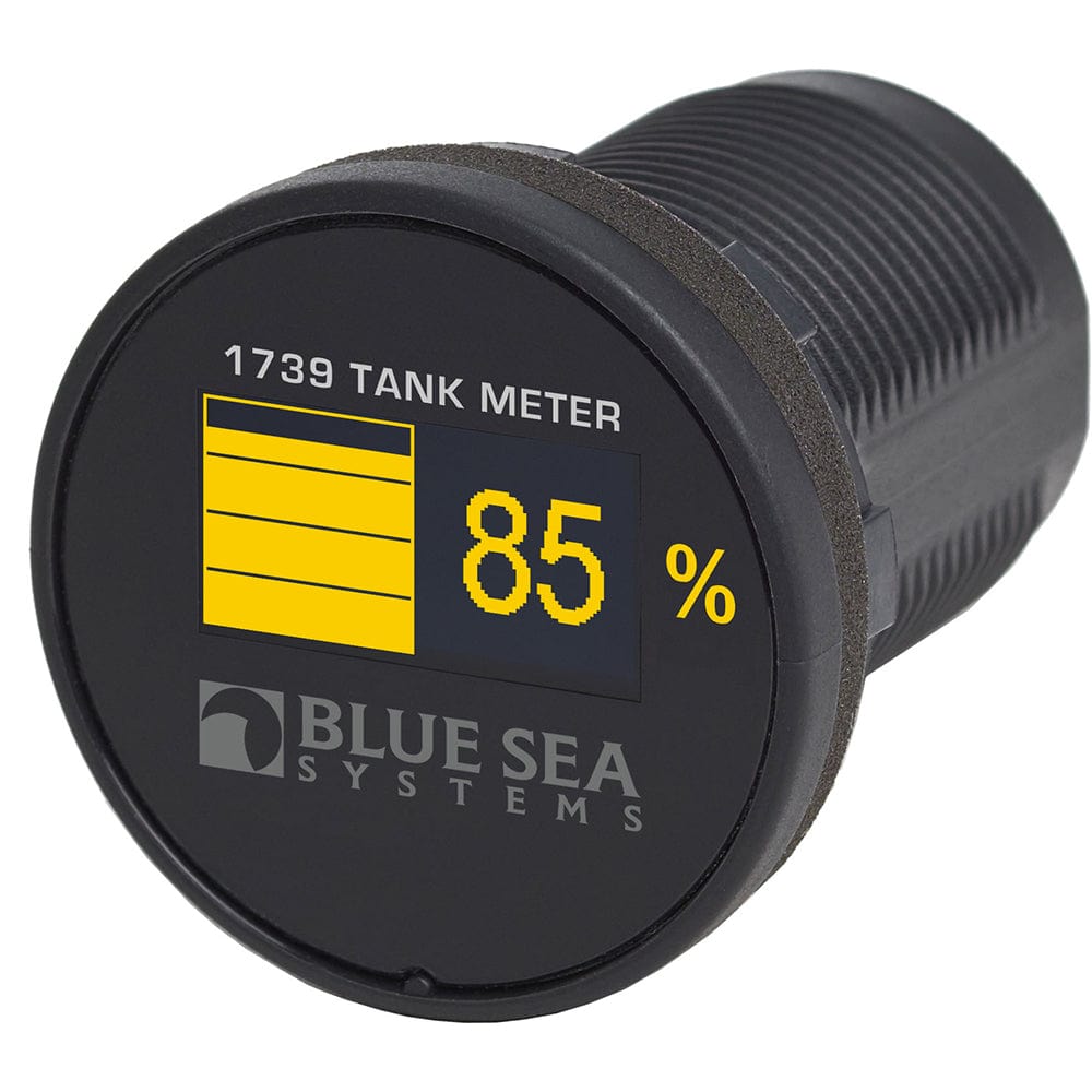 Blue Sea 1739 Mini OLED Tank Meter - Yellow [1739], Meters & Monitoring, Blue Sea Systems, , , at Festive Water Paddlesports