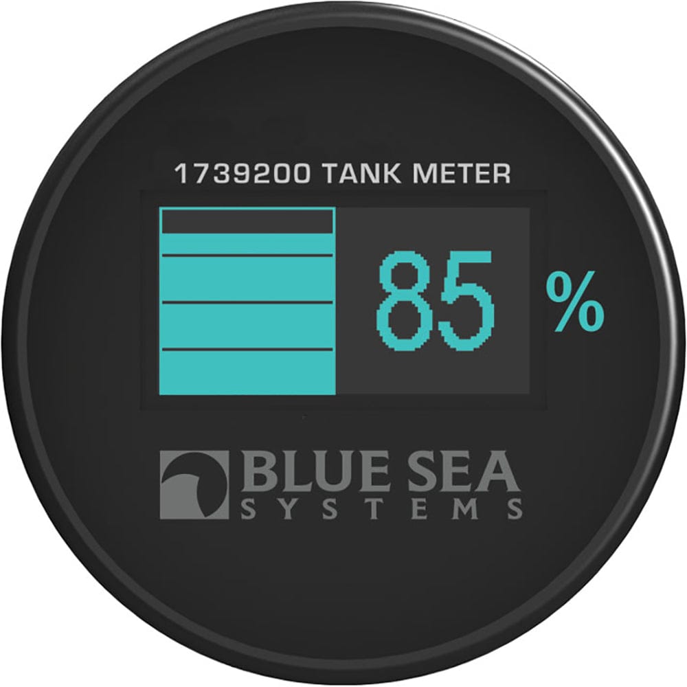 Blue Sea 1739200 Mini OLED Tank Meter - Blue [1739200], Meters & Monitoring, Blue Sea Systems, , , at Festive Water Paddlesports