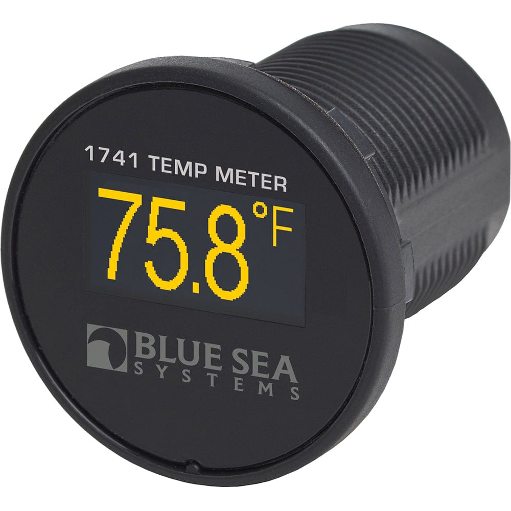 Blue Sea 1741 Mini OLED Temperature Meter [1741], Meters & Monitoring, Blue Sea Systems, , , at Festive Water Paddlesports