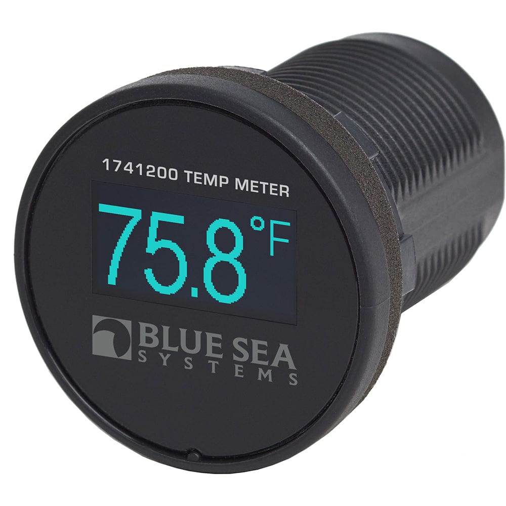 Blue Sea 1741200 Mini OLED Temperature Monitor - Blue [1741200], Meters & Monitoring, Blue Sea Systems, , , at Festive Water Paddlesports