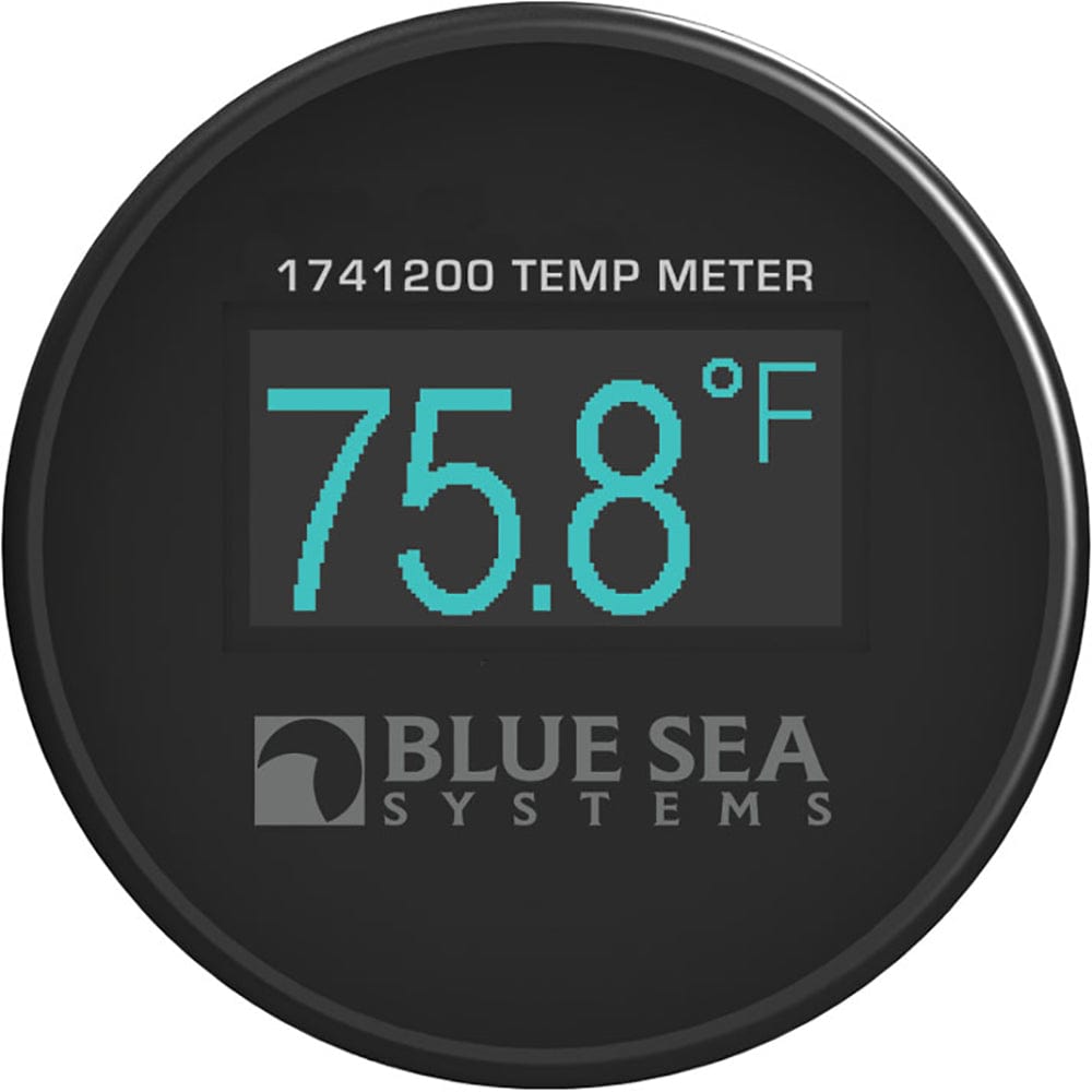 Blue Sea 1741200 Mini OLED Temperature Monitor - Blue [1741200], Meters & Monitoring, Blue Sea Systems, , , at Festive Water Paddlesports