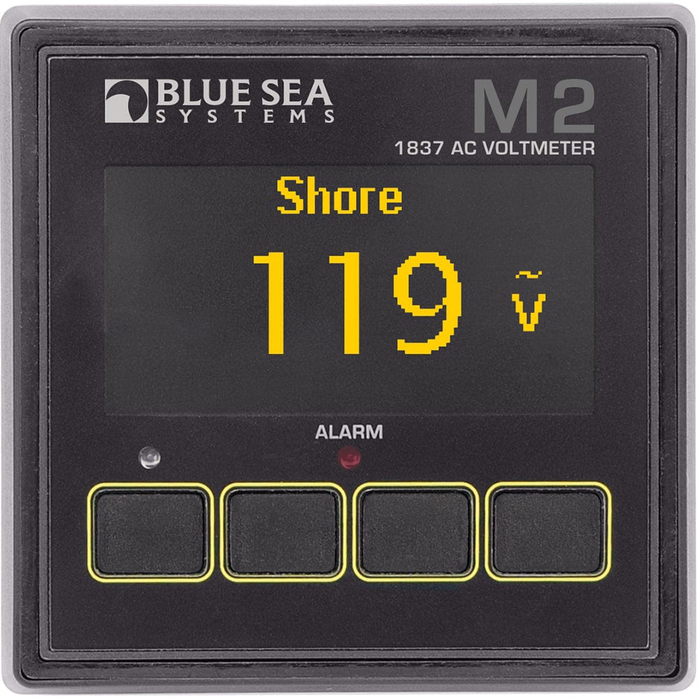 Blue Sea 1837 M2 AC Voltmeter [1837], Meters & Monitoring, Blue Sea Systems, , , at Festive Water Paddlesports