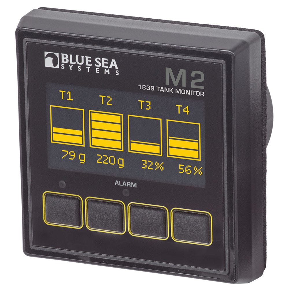 Blue Sea 1839 M2 OLED Tank Monitor [1839], Meters & Monitoring, Blue Sea Systems, , , at Festive Water Paddlesports