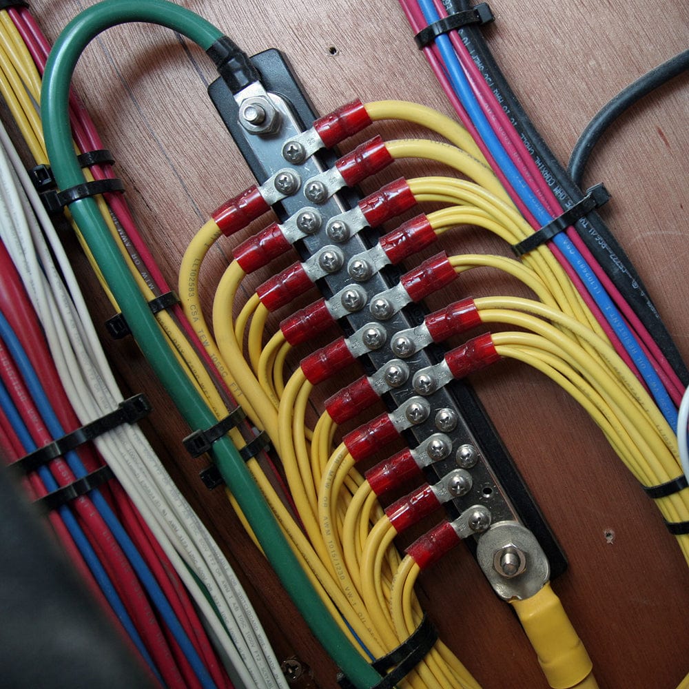 Blue Sea 2302 150AMP Common BusBar 20 x 8 - 32 Screw Terminal [2302], Busbars, Connectors & Insulators, Blue Sea Systems, , , at Festive Water Paddlesports