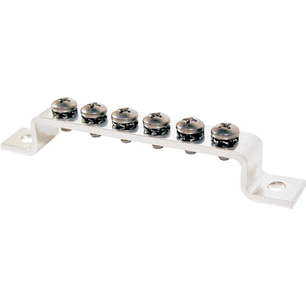 Blue Sea 2306 MiniBus 100AMP Common BusBar Grounding BusBar 6 x 8 - 32 Screw Terminal [2306], Busbars, Connectors & Insulators, Blue Sea Systems, , , at Festive Water Paddlesports