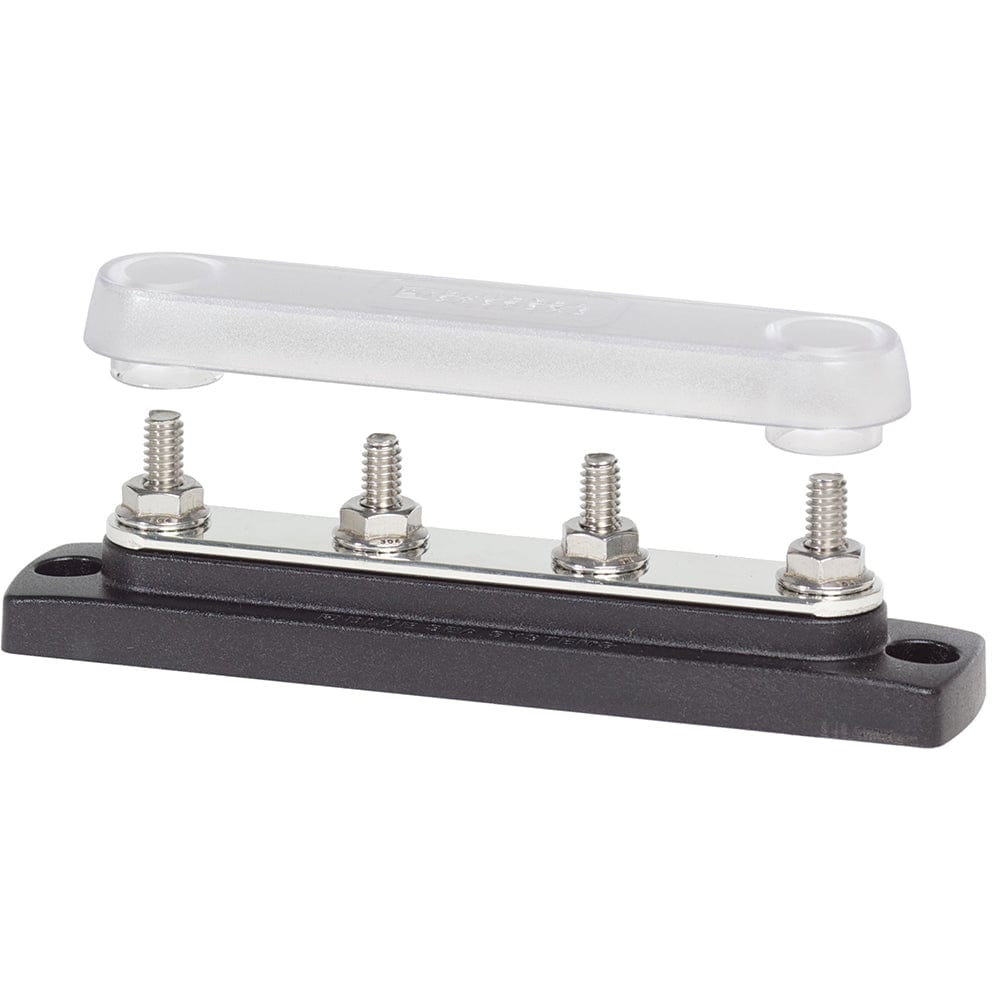 Blue Sea 2307 Common 150A BusBar - (4) 1/4" - 20 Studs w/Cover [2307], Busbars, Connectors & Insulators, Blue Sea Systems, , , at Festive Water Paddlesports