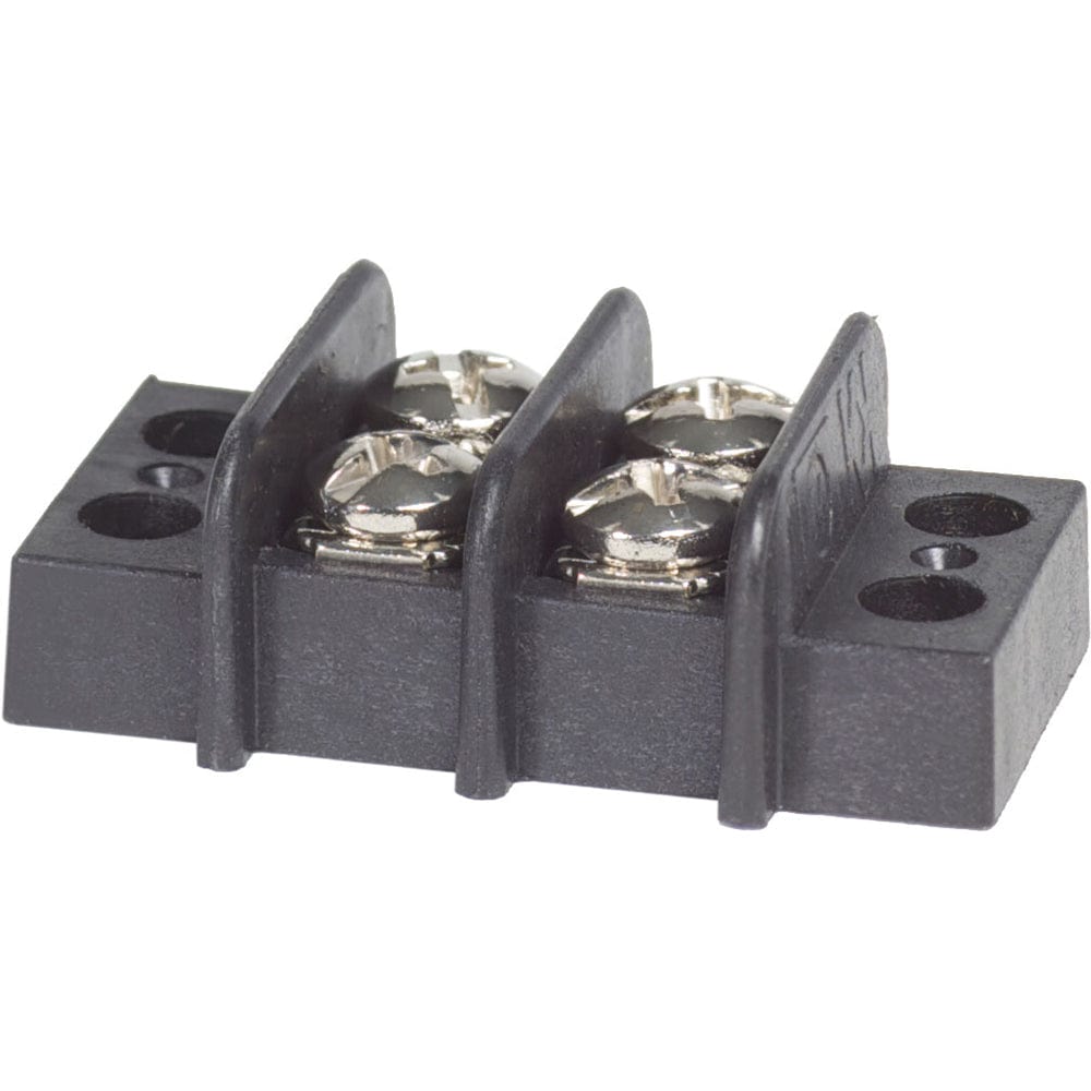 Blue Sea 2402 Terminal Black 20AMP - 2 Circuit [2402], Busbars, Connectors & Insulators, Blue Sea Systems, , , at Festive Water Paddlesports