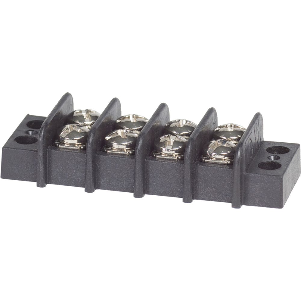 Blue Sea 2404 Terminal Black 20AMP - 4 Circuit [2404], Busbars, Connectors & Insulators, Blue Sea Systems, , , at Festive Water Paddlesports