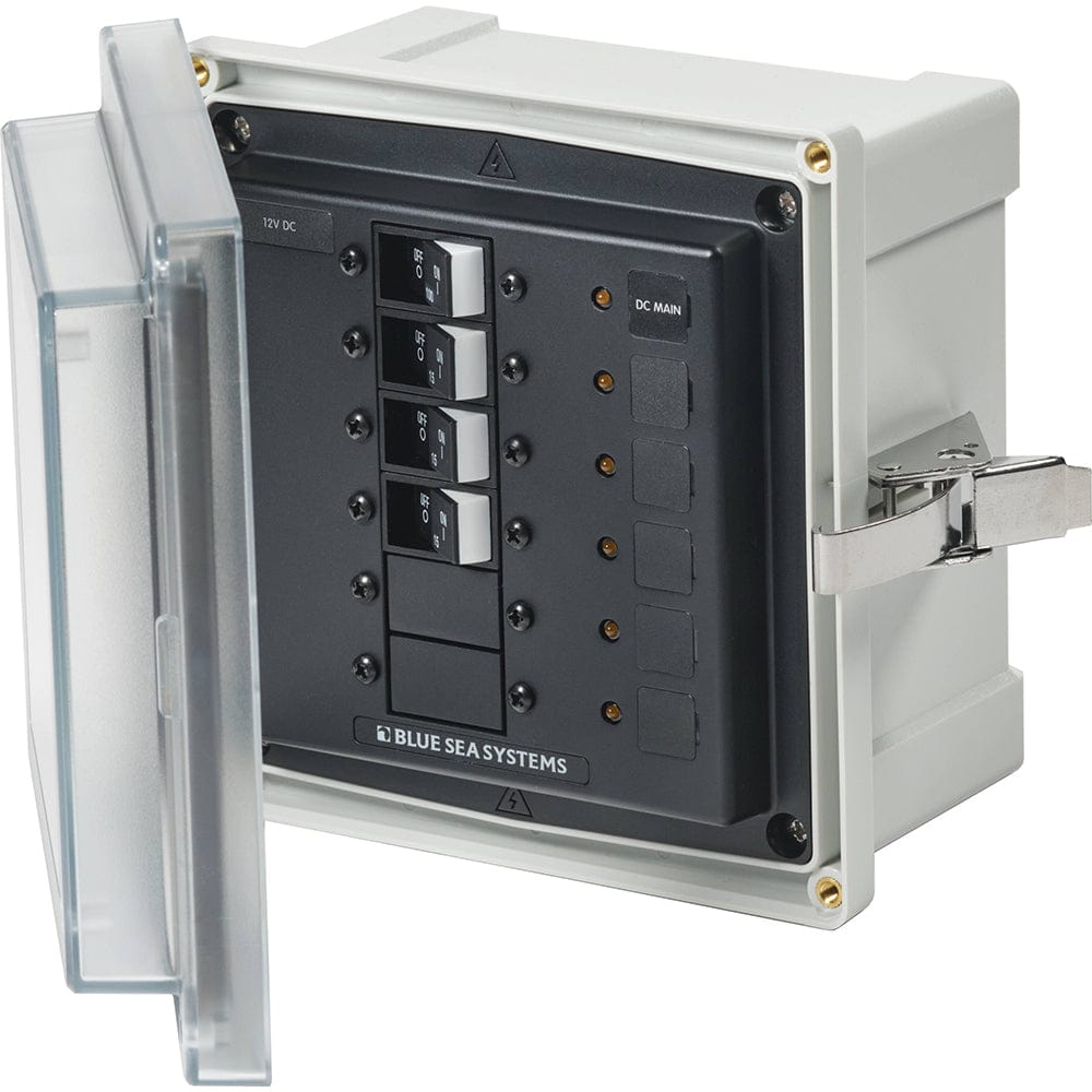 Blue Sea 3135 - SMS Panel Enclosure w/UL Main 3 Branch (12/24V) - 12/24V DC [3135], Electrical Panels, Blue Sea Systems, , , at Festive Water Paddlesports