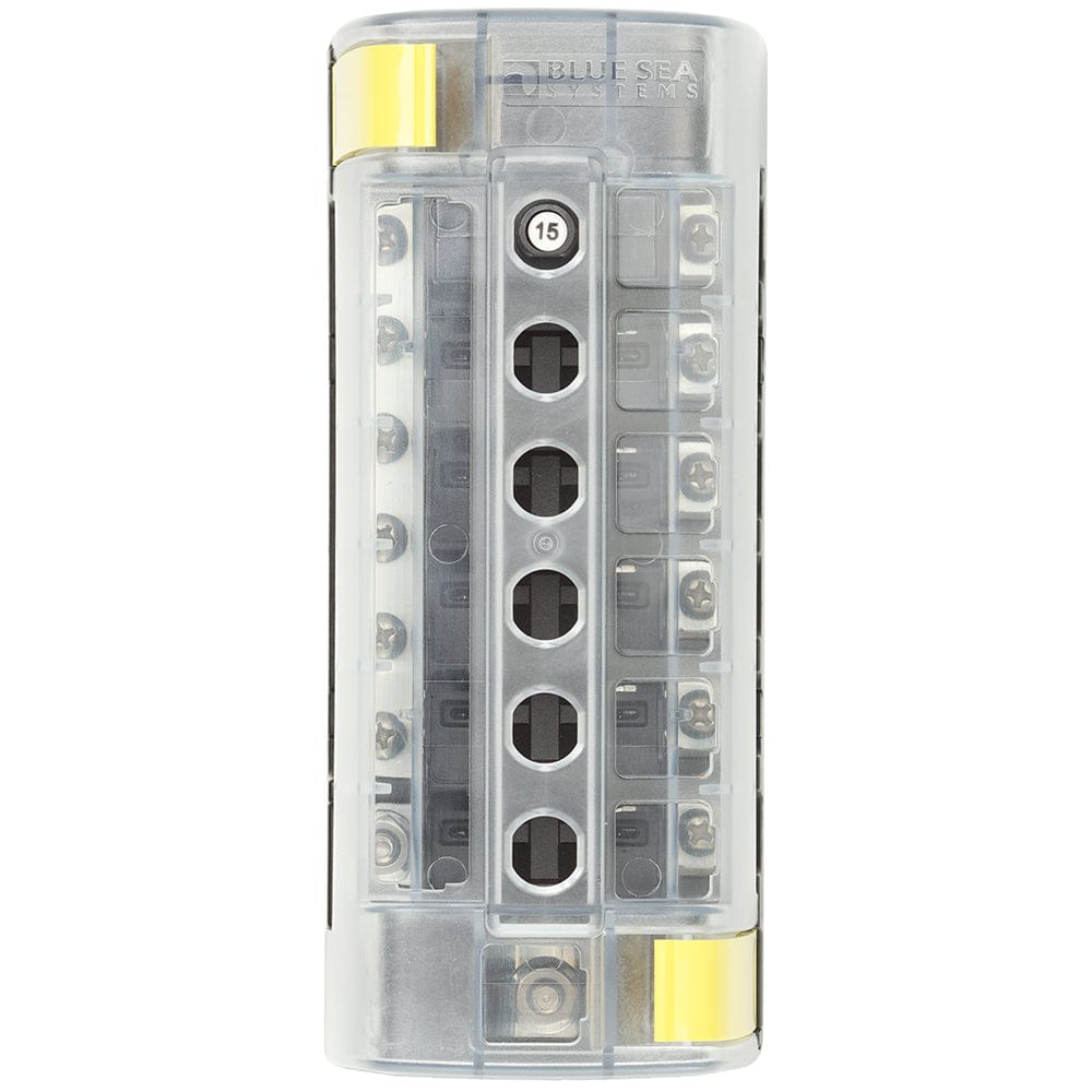 Blue Sea 5052 ST CLB Circuit Breaker Block - 6 Position w/Negative Bus [5052], Circuit Breakers, Blue Sea Systems, , , at Festive Water Paddlesports
