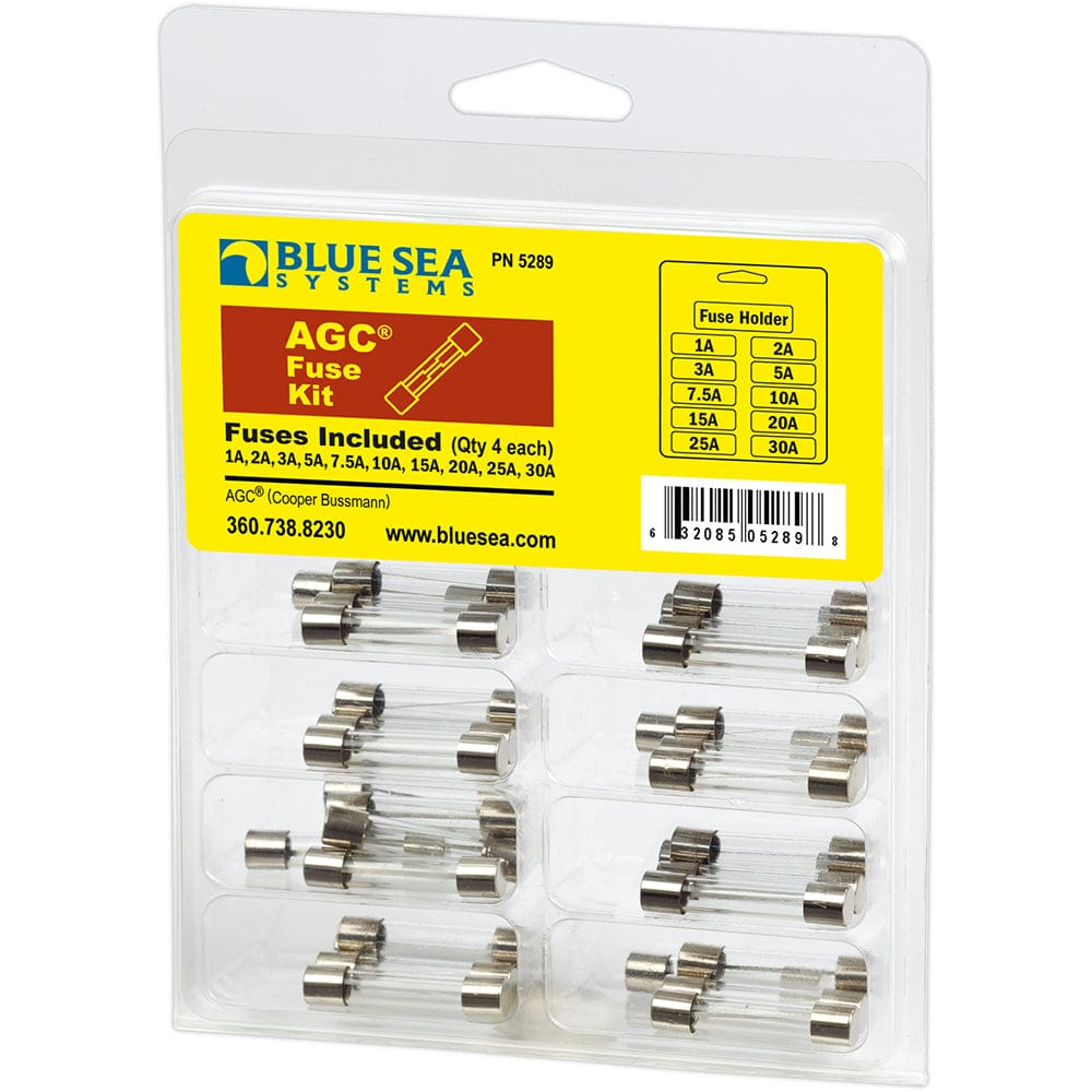 Blue Sea 5289 AGC Fuse Kit - 41 - Piece [5289], Fuse Blocks & Fuses, Blue Sea Systems, , , at Festive Water Paddlesports