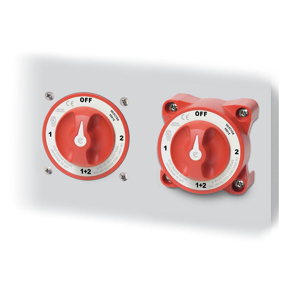 Blue Sea 5511E e - Series Dual Circuit Plus Battery Switch [5511E], Battery Management, Blue Sea Systems, , , at Festive Water Paddlesports